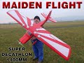 ESR SUPER DECATHLON 1400mm Wingspan EPO RC Airplane KIT/PNP Maiden flight