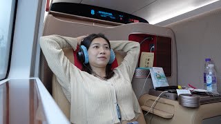 Riding the China's Fastest bullet Train|Business Class Experience