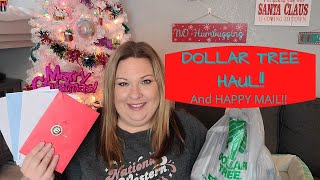 DOLLAR TREE HAUL and HAPPY MAIL/ Christmas Cards!!!