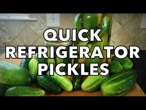 Quick Garlic Dill Refrigerator Pickles Quick Garlic Dill Refrigerator Pickles