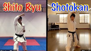 Shito Ryu vs Shotokan ｜Heian Shodan Comparison (Without Commentary)
