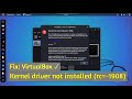 How to Fix Error: VirtualBox Kernel Driver Not Installed (rc=-1908) | Kali Linux ✓