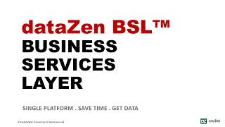 dataZen BSL Introduction