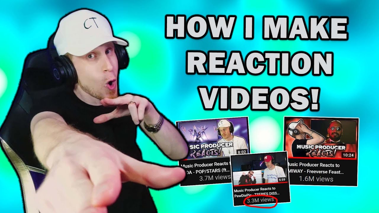 How I Make Reaction Videos 10 Steps Youtube