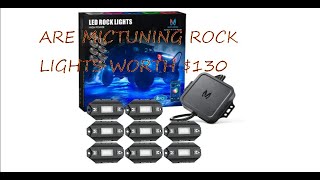 I finally fixed my mictuning rock lights.