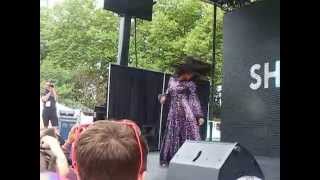 Shangela  at Seattle pride