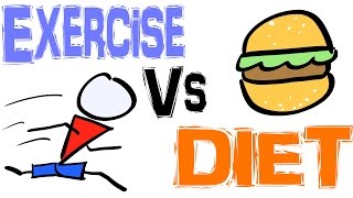 DIET vs EXERCISE - The BEST For Losing Weight