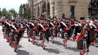 The 2019 City of Perth Salute parade with Atholl Highlanders \u0026 New Zealand Army Band