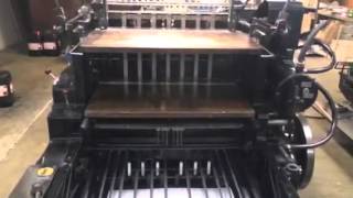 Heidelberg S Cylinder DEMO VIDEO 1  - SOLD