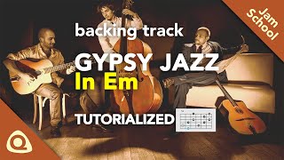 Gypsy Jazz Backing Track in Em