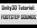 [Unity 4] Adding footstep sounds (JavaScript)
