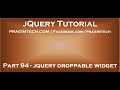 jquery droppable widget