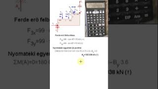 Ekorrep - statika -17.óra - Egyensúlyozás számítása 5.