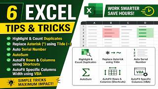 6 Excel Hacks Every Office Worker Needs Beginner To Pro Step By Step Tutorial