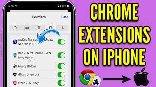 How to Use Chrome Extensions on iPhone 2026!