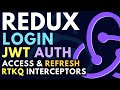 React Redux Login Authentication Flow with JWT Access, Refresh Tokens, Cookies