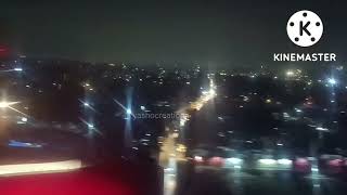 Mumbai International Airport Air India flight Travel Night Excellent Mumbai City View And landing