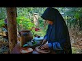 Keindahan hidup di kampung | Memetik agar-agar rumput | buat gula aren agar-agar rumput hijau