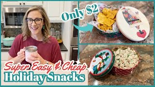 CHEAP \u0026 EASY SNACKS // HOLIDAY TREATS ON A BUDGET // VLOGMAS 2021