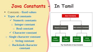 Java Constants in Tamil