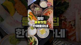 국제대회에서 금상 받은 물회는 무슨맛일까!? #첨단맛집 #한해물하네