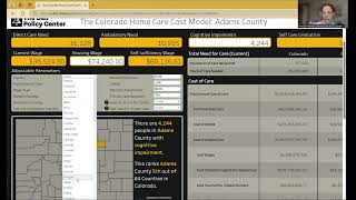 Tutorial of our 2025 Home Care Cost Model