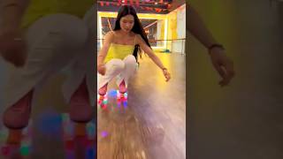 unique skating with luv letter song 💃#skating #skater #india #viral #korean #trading #dance