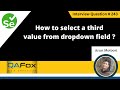 How to select a third value from a drop-down field (Selenium Interview Question #243)