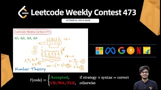 Leetcode Weekly Contest 473 || Q1, Q2, Q3, Q4 Solution Explained C++ || GCD, Prefix || Watch 2X 🚀
