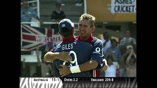 Andy/Andrew Caddick destroys Australia's top order 2003 World Cup