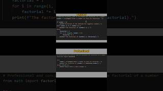 Beginner v/s  Professional #programming #pythonprogramming #python #coding