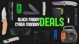 Black Friday Cyber Monday Deals 2022 (Flashlights, Wallets, Knives and Everyday