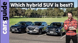 Toyota RAV4 Hybrid v Mitsubishi Outlander PHEV v Nissan X-Trail ePower: 2023 comparison review test