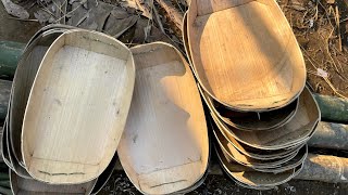 Making Of Naga Bamboo Plate