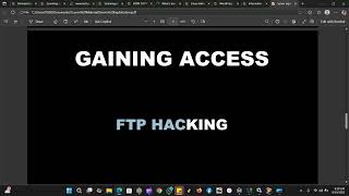 How to Hack A Server Vulnerability Hacking FTP Server | Ethical Hacking Course