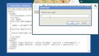 HTML 5 Javascript Lesson 6 Using a Variable