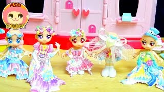 プリキュアアラモード❤みんなのお洋服がとばされちゃった！シールのお洋服でお着替え❤️ キッズ アニメ おもちゃ Kids Anime Toy