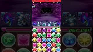 【パズドラ】プルトゥ渓谷 谷底の洞窟〜プレシィール (無課金パーティー)