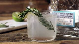 Smoked Rosemary Altos \u0026 Tonic