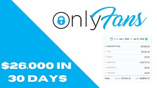HOW WE MADE $26.000 IN 30 DAYS WITH ONLYFANS🔥💸 | Case-study