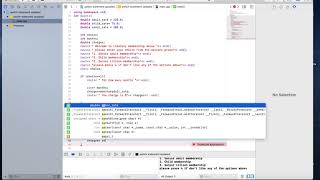 Menu driven programming