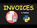 I CREATE INVOICES MANAGEMENT SYSTEM USING PYTHON & LEARN PYTHON BY BUILDING SIMPLE PROJECTS