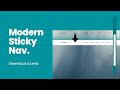 Sticky Navigation Animation on Scroll with GreenSock & Lenis