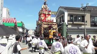 成田祇園祭 令和6年7月7日 仲之町 総門前にて