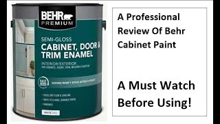 Behr Cabinet and Trim