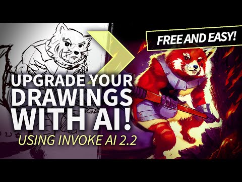 [Old Workflow] Create art with AI using InvokeAI Unified Canvas