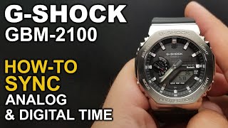 Gshock GBM-2100 - Adjusting watch hands - Module 5729