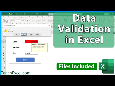 Data validation in Excel – A guide