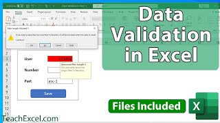 Data Validation in Excel - A Guide