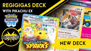 Regigigas Deck is Totally Back With Pikachu ex From Surging Sparks! (Pokemon TCG)